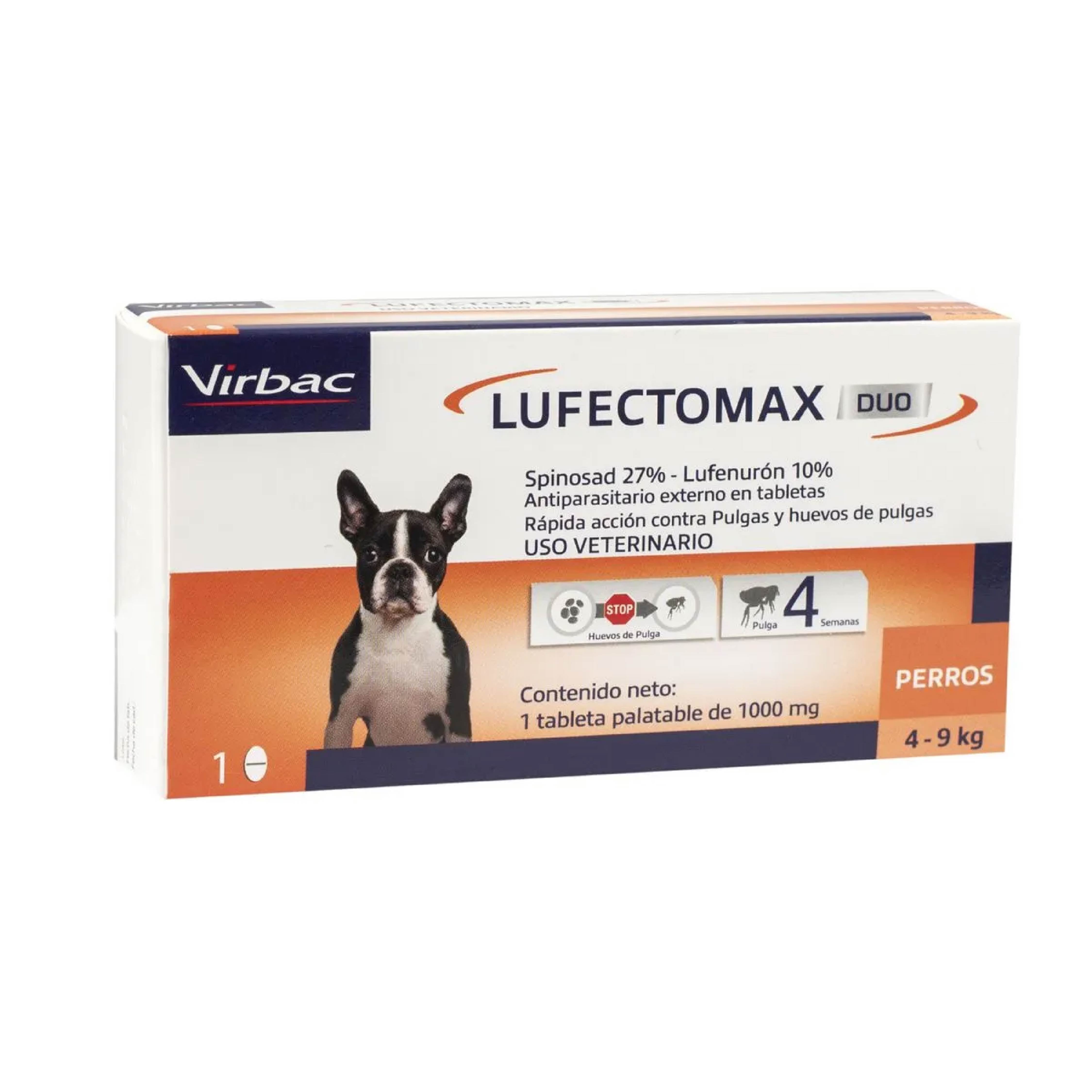 Pastilla Lufectomax Dúo (1 Unidad) - Perro 4 a 9 kg