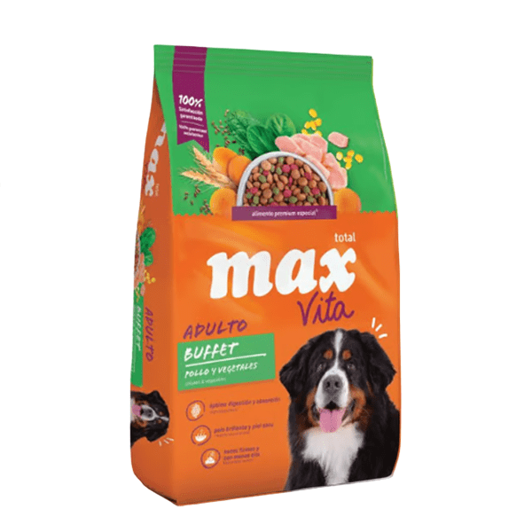 Max Buffet Adultos - 20+2kg - San Juan Mascotas