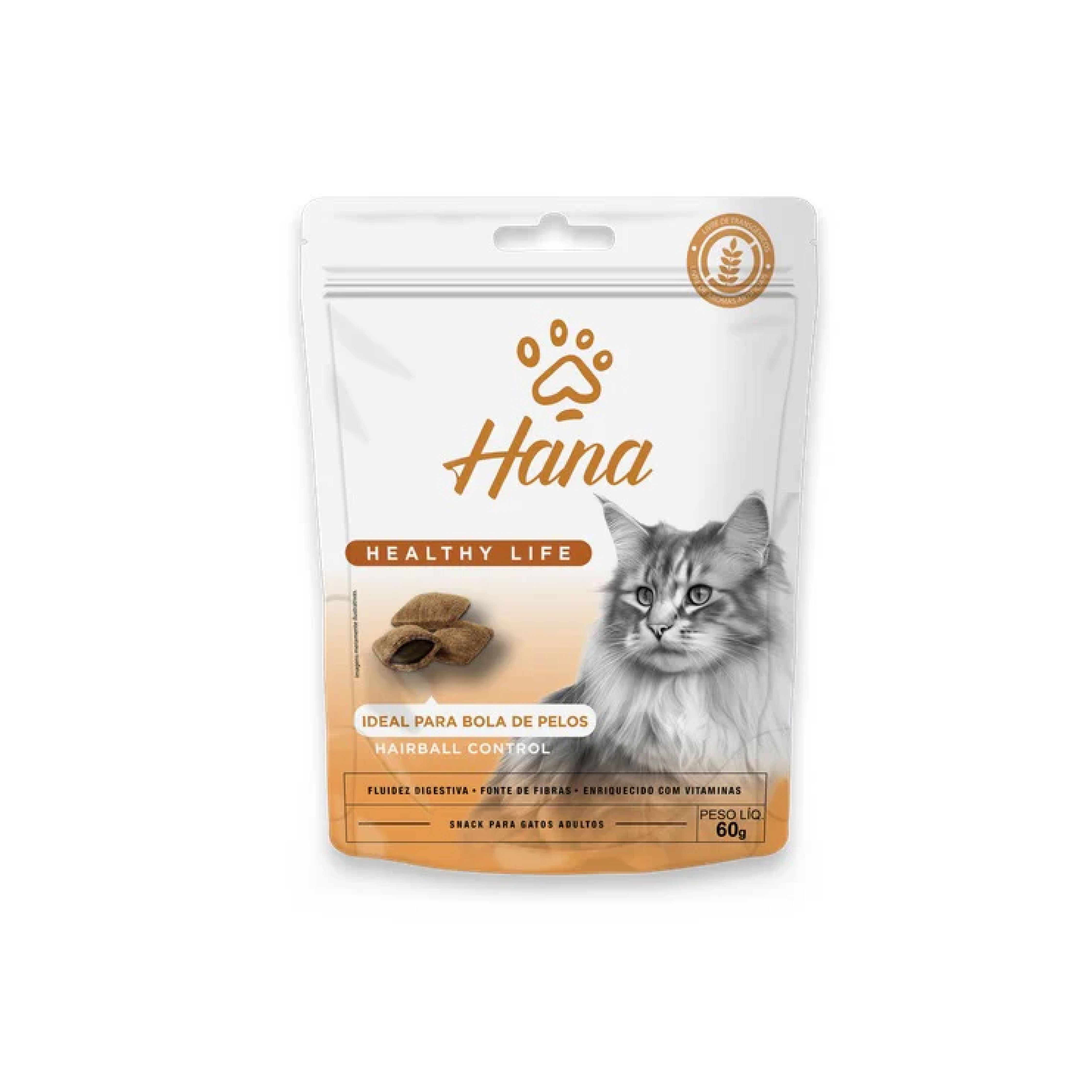 Hana Snacks Para Gatos 60g Control Bola Pelo