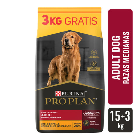 Pro Plan Adulto Razas Medianas - San Juan Mascotas