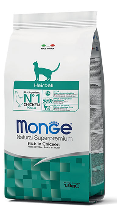 Monge Gato Hairball Control con Pollo - 1,5 kg